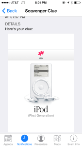 iBeacon clue from ADE2014