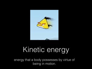 kinetic energy